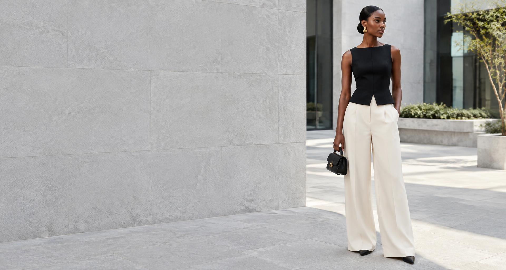 The Vogue 254 City Edit — tailored black and ivory fashion